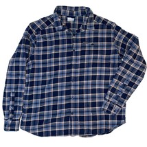 Columbia Mens Blue Plaid Flannel Long Sleeve Button Up, Size X-Large - £19.74 GBP