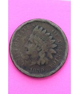 1859 Copper Nickel Indian Head Cent Penny Exact Early Type Coin Pictured... - $9.99