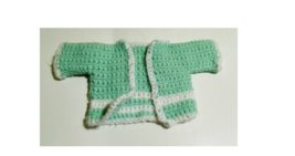 Doll Green Crochet Sweater - £4.66 GBP