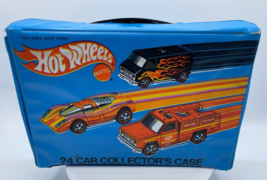 Hot Wheels Redline 24 Car Collectors Case with Tray Mattel 1975 Vintage - $18.99