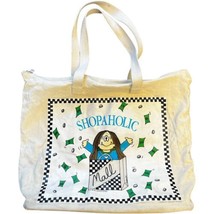 Vintage Cathy Guisewite Studio Tote Bag Canvas 1994 Shopaholic Mall 14 x... - $11.30