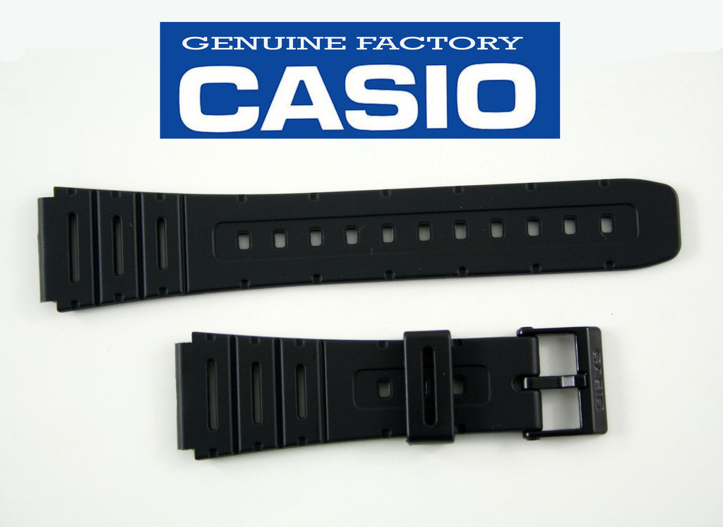 CASIO WATCH BAND BLACK CA-53W W-720 W-520U CA-61W DB-57 - $17.95
