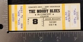 The Moody Blues - Vintage May 8, 1979 Octave Tour Mint Whole Concert Ticket - $15.00