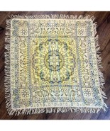 Antique Islamic Persian Silk Tapestry Fringed Tablecloth Piano Shawl 49&quot;... - $2,306.71 MXN