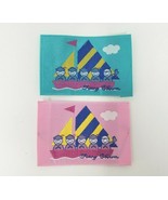 2 VINTAGE 1977 SANRIO COTTON FLOWER TINY CHUM SAILBOAT BOAT SEWING PATCH... - £22.51 GBP