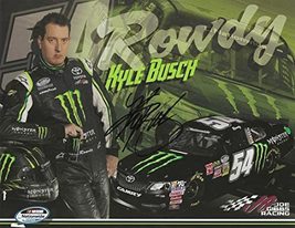 Autographed 2013 Kyle Busch #54 Monster Energy Racing Rowdy Official Hero Card ( - £71.91 GBP