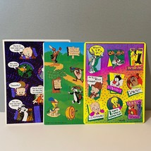 Vintage Looney Tunes Post-it &amp; Hallmark Stickers Set - £7.98 GBP