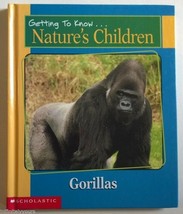 Nature&#39;s Children Hb Gorillas &amp; Ants New Getting To Know Animals Wild Homeschool - £4.86 GBP
