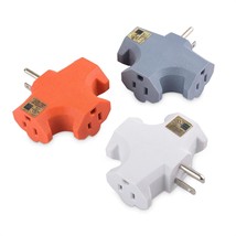 [UL Listed] Cable Matters 3-Pack 3 Way Plug Adapter 15A 1875W in Combo Colors (3 - £14.85 GBP