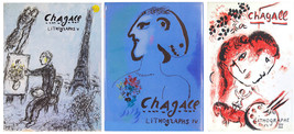 Bundle- 3 Assorted Marc Chagall Lithograph Volumes 3-6 Books - £735.03 GBP