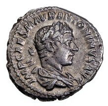 Roman Empire AR Denarius Elagabalus 218-222 A.D XF Condition - £239.40 GBP