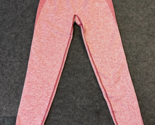 Gymshark Flex High Waisted Leggings Women&#39;s Size L Heather Burgundy Logo - $22.71
