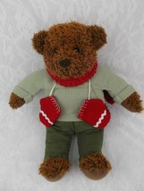 Hallmark Teddy Mittens Christmas Bear Holiday Winter Scarf Plush Stuffed... - $8.00