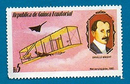 Equitorial Guinea Stamp (1979) Orville Wright - $18.46 MXN