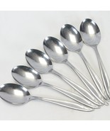 Wm Rogers Bermuda Oval Soup Spoons  6-3/4&quot; Stainless  Lot of 6 - $340.88 MXN