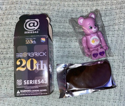 Medicom Be@rbrick 100% Series 43 Care Bears Best Friend Purple Art Toy B... - $14.99