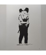 BANKSY Signed - KISSING COPPERS - Certificate  - £109.48 GBP