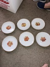 6 Vintage Hutschenreuther Plates Salad Dessert Luncheon Germany Fruit Nu... - £21.25 GBP