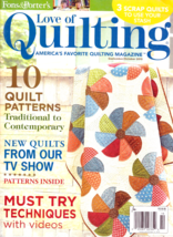 Fons & Porter Love of Quilting Magazine Sept. Oct. 2015 Scrap Quilts Techniques - $6.50