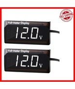 Compact 12V Waterproof Digital Voltmeter - 2 Pack for Vehicles &amp; Equipment - $458.70 MXN