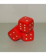 Nora Fleming Retired Mini Red Bunko Dice Larger Version B with No Markin... - €493,30 EUR