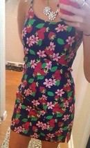 Lilly Pulitzer Sz 6 Navy &amp; Pink Strawberry Sheath Print Dress Women&#39;s EUC - £47.18 GBP