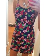 Lilly Pulitzer Sz 6 Navy &amp; Pink Strawberry Sheath Print Dress Women&#39;s EUC - €51,03 EUR