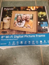 Polaroid PDWX-800WO Wood 8&quot; Wi-Fi Digital Picture Photo Metal Frame - £12.63 GBP