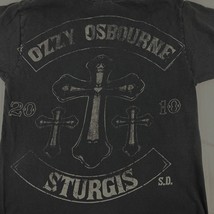 Hanes Men&#39;s Ozzy Osborne Sturgis SD 2010 Short Sleeved Crew Neck T-Shirt... - £18.06 GBP