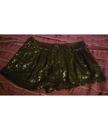Sparkly Black Sequin Shorts by XXI Forever 21 Cabaret Style Sz S/P NWOT!  - £14.03 GBP