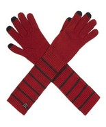 MARC by Marc Jacobs EVA Gloves CABERET Red Multi STRIPE Merino Wool ONE ... - £70.06 GBP