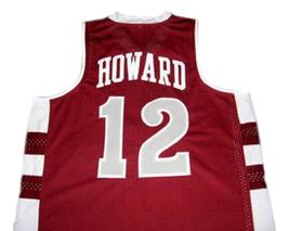 Dwight Howard #12 Saca High School Men Basketball Jersey Maroon Any Size image 2