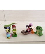 Disney Peter Pan Figure Set 4 Pieces. Mickey Dressed as Captain Hook. RA... - £14.16 GBP