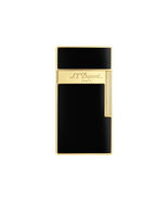S.T. Dupont Biggy Lighter Black Lacquer & Gold - 025222 - $7,092.17 MXN