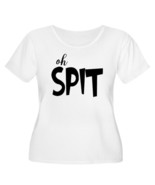 OH SPIT Women&#39;s Plus Size Scoop Neck T-Shirt - $45.13 CAD