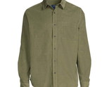 George Men&#39;s Corduroy Shirt with Long Sleeves, Size M (38-40) Color Green - £13.30 GBP