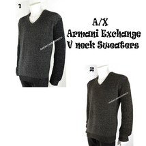 A|X Armani Exchange New Men's V-NECK Sweater Wool Blend Nwt Retail $110 Warm - $59.95