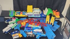 Huge Lot Vintage Tomy Tomyville Multi-Sets 1319 Auto Start &amp; Stop Train Sets 70s - $224.99