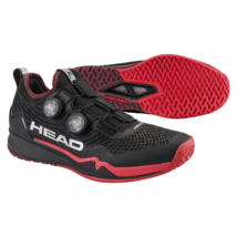 HEAD Endure Pro Boa Red Black Mens Tennis Shoes - $199.00