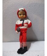 Vtg 1950s Elf Pixie Bendable Football Player Fancy Doll Japan - $22.76