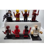 Daredevil set of 8 custom designed minifigures with Punisher and Kingpin - $28.00