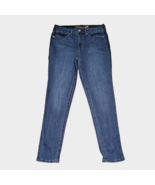 Seven 7 Tummyless High Rise Skinny Women's Size 12 Blue 5-Pocket Denim Jeans - $17.07
