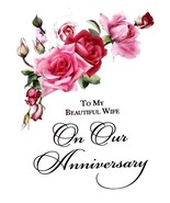 To My Beautiful Wife On Our Anniversary- 03346 - $51.04 MXN
