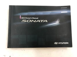 2012 Hyundai Sonata Owners Manual OEM E01B05053 - $13.49