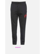 Hugo Boss Dartini Men&#39;s Black Red Logo Cotton Sweatpants Size XL - £94.64 GBP