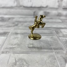 Monopoly Deluxe Edition Gold Horse And Rider Token 1998 - £4.67 GBP