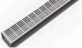 New Polished Stainless Infinity Drain FXIG 6536 BK 36&quot; FX Series Complet... - $399.95