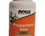NOW Foods Peppermint Gels 90 Softgels Digestive Ginger Fennel Oils Exp 0... - $12.86