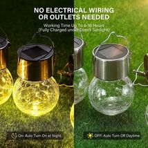 Calicpaul LED landscape lights Waterproof Solar Glass Ball Lights for Decoration - $17.99