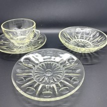 Princess House Regency Set Of Cup, Saucer, Dessert Bowl And Bread Butter Plate - £7.78 GBP